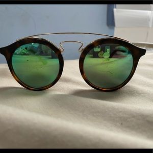 Turquoise Lens Ray Bans